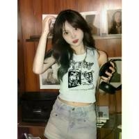 ราคา เสื้อชั้นใน ดีไซน์เก๋ๆ สำหรับผู้หญิง ใส่หน้าร้อน มาใหม่ ทรงสลิมฟิต เซ็กซี่และน่ารัก สไตล์เซ็กซี่ เสื้อครอป แขนกุด แจ๊กเก็ต ซับ ช็อป ข้าง ใน สาย เดี่ยว brandy melville (1731854127894398609)