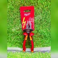 ราคา MILWAUKEE คีมปากตรง รุ่น 4932464572 7.5นิ้ว 1000V VDE COMBINATION PLIERS หุ้มฉนวนกันกันไฟฟ้า จับสบายจะไม่ลื่น คีม คีมตัดลวด ตัดสายไฟ คีมปากจิ้งจก คีมตัดสายไฟ เครื่องมือช่างไฟ งานช่าง จัดส่ง FLASH (173