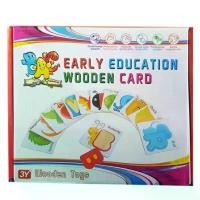 ราคา การ์ดคำศัพท์ flash card Education Wooden Card บัตรคำไม้จิ๊กซอว์ A-Z พร้อมคำศัพท์ ลดราคาร้อนแรงประจำเดือนนี้ (1732118492639560950)