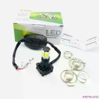 ราคา WRETBLIANG แนะนำ หลอดไฟหน้า มอเตอร์ไซค์ LED 6ชิป M:02E แสงสีขาว M6 Flash ไฟหน้ามอเตอร์ไซค์ (1732447555042051511)