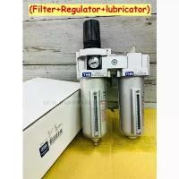 ราคา สปอตสินค้า THB ชุดกรองลม F+R+L รุ่นFRL70 (Filter+Regulator+lubricator) ดักน้ำ+ตั้งลม+จ่ายน้ำมัน ขนาด4หุนและ6หุน (1731596393767930793)