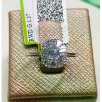 ราคา SPK Jewelry แหวนเพชร น้ำ 100 ทองคำขาว หนัก 1.37 กรัม เพชร 1/.22, 19/0.34 กะรัต เพชรแท้ะรรมชาติ ส่งฟรี ทำไซสื เปลี่ยนสี ฟรี (1732321906011047049)