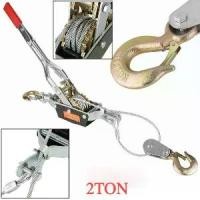 ราคา 2 ตัน Double Hook Multifunctional Ratchet Hand Puller ลวดสลิงมือดึงสายเคเบิลแจ็คสองชั้น (1730519673763236824)