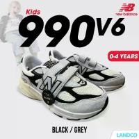 ราคา New Balance สำหรับเด็ก รองเท้าผ้าใบ รองเท้าแฟชั่น NB ND KD 990v6 Hook & Loop PV990TG6 (3200) [Landco] (1730295137139132698)