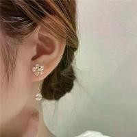 ราคา ส่งฟรี Sweetssparkles ต่างหูเกาหลี ตุ้มหู ดอกไม้ ก้านเงินแท้ ชุบทอง 14k Earring Fashion FL00008 (1732398366662100709)