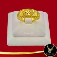 ราคา Ring (No.69RD) แหวนหุ้มทอง แหวนผู้หญิง แหวนแฟชั่นทองชุบ ลายตัดลายจิกเพชร นน.1 สลึง งานเคลือบแก้วหนาพิเศษ ชุบทองไมครอน (1732326741191460783)