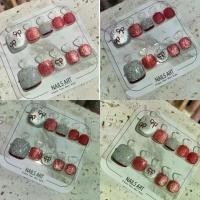 ราคา MooreChro Fake Gel Nails And Attached To The Toenails With Fastening Glue, Alcohol, Alcohol, Nails, Gel Gel, Fake Nails With Fake (1732066568147011354)