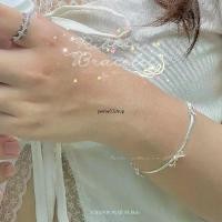 ราคา ✨ Ribbon Bracelet ✨กําไล นากแท้.กําไรนารีขุนแผนมหาเสน่ห์.กําไร นากแท้.สายสินจ์ผูกข้อมือ (1732110687367693873)