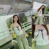 ราคา SLYQ RIBBON COTTON LACE TUBE TOP เสื้อเกาะอกแต่งริบบิ้นผูกโบว์ ผ้าคอตตอนลูกไม้ (1729729320841021720)