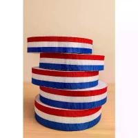 ราคา เทป ริบบิ้นผ้าลายธงชาติ ribbon พิมพ์ลายธงชาติ มี 4 ขนาด ยกม้วน 50 หลา จำนวนเยอะกว่าที่อื่น จัดส่งเฉพาะจุด (1732350977022658138)