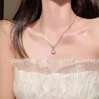 ราคา สร้อยคอ จี้ ดีไซน์สีน้ำเงินเข้มพระจันทร์สีขาว มูนสโตนราคาไม่แพง หรูหราและเรียบง่าย ขั้นสูงและหลากหลาย สร้อยคอกระดูกไหปลาร้า เซต สร้อยคอ สร้อย ข้อ มือ ribbon necklace vca สร้อยคอ (1731729196402379744)