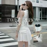 ราคา Twist Ribbon Skirt กระโปรงผ้ายืดมีซับใน (1732320193365378652)