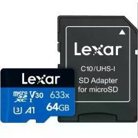 ราคา LEXAR Micro SD Card 633X Blue Series 64GB ขายดี (1731887092270532586)