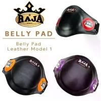 ราคา เป้าท้องหนังแท้ เป้าป้องกันหน้าท้อง Raja Boxing Belly Pad Model 1 (หนังวัวแท้ 100%) (1729646268610480793)