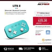 ราคา ACMER 8Bitdo Lite 2 Bluetooth ตัวควบคุมพร้อมระบบควบคุมการเคลื่อนไหว มอเตอร์สั่นสะเทือนแบบลิเนียร์ จอยสติ๊ก ทริกเกอร์ และ D-pad เกมแพดไร้สายสำหรับ Nintendo Switch/Switch 2, Android และ Raspberry Pi (17