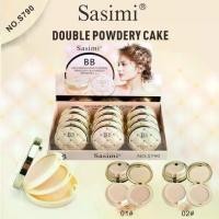 ราคา [จัดส่งทันที] S790 ราคาส่งยกกล่อง 12 ชิ้น คละ เบอร์ 01/02 แป้งพัฟ Sasimi แป้ง BB Powder ตลับ 2ชั้น กันแดด กันน้ำ (1732493708161746508)