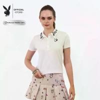 ราคา PLAYBOY WONDER & PLAY เสื้อยืดคอโปโลแขนสั้นปักโลโก้ที่ปลายปกเสื้อทั้ง2ข้างและอกเสื้อ P1WT253TF014WH (1732125010144101607)