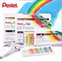 ราคา ส่งฟรี. (USP)ถูกที่สุด(ขายยกโหล) Pentel Oil Pastels สีชอล์ค ชอล์คน้ำมัน เพนเทล ชุด12สี, 16สี, 25สี, 36สี 50สี แท้ (ขายยกโหล) (1731236578655962931)
