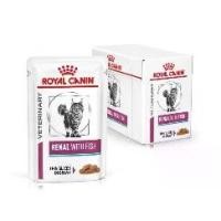 ราคา ยกกล่อง 12 ซอง Royal canin Renal With Fish Pouch อาหารเปียกแมวโรคไต (1731853286780929265)