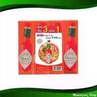 ราคา ซอสพริก ทาบาสโก้ 60 มล. (3ขวด) Chili Sauce Tabasco ขายดีประจำเดือนนี้ (1732099657741534568)