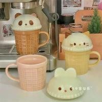 ราคา แก้วการ์ตูน น่ารัก สไตล์เกาหลี ถ้วยน้ำ หมวกริบบิ้นลายคราม กันฝุ่น ถ้วยกาแฟ Meow Ning Sauce (1732061355177903247)