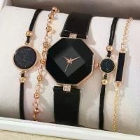 ราคา นาฬิกาผู้หญิง, นาฬิกาแฟชั่น, นาฬิกาข้อมือผู้หญิงลำลอง, นาฬิกาควอทซ์, สต็อกพร้อม, ชุด 5, เหมาะสำหรับผู้หญิง, Jam Tangan Perempuan (1729722131680627455)