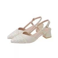 ราคา รองเท้าแตะ สไตล์คลาสสิก รองเท้าส้นสูง อเนกประสงค์ รองเท้าเดียว รองเท้า jelly bunny (1732041930386540747)