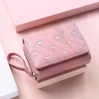 ราคา กระเป๋าสตางค์สำหรับผู้หญิง, ดีไซน์ Kawaii และน่ารัก, กระเป๋าสตางค์ผู้หญิงดีไซเนอร์สุดหรู, สีชมพู, ขนาดเล็ก, ทำจากหนัง, เหมาะสำหรับเก็บเหรียญ, กระเป๋าสตางค์ผู้หญิง แบรนด์ ของ ลิ (1732005712861431746)
