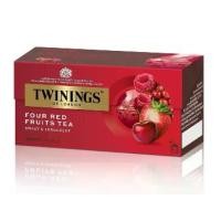ราคา Twinings Four Red Fruits Tea ชาทไวนิงส์ โฟร์ เรด ฟรุ้ต (1729581183273634362)