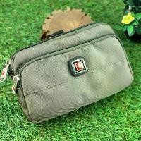 ราคา DAKAR กระเป๋า คาดเอว แนวนอน ใส่มือถือขนาด 5 - 5.7 นิ้ว Green brown (067) ขายดี (1731651470474839857)
