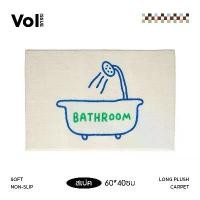 ราคา ที่นิยมมากที่สุด Orange พรมกันลื่น พรมเช็ดเท้าขนนุ่ม พรมซับน้ำดี TPRคุณภาพสูง พรมห้องน้ำ พรมเช็ดเท้า (1732252437428143200)