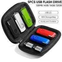 ราคา แฟลชไดรฟ์ USB, 5 ชิ้น, 128MB/4GB/16GB/32GB, พร้อมอะแดปเตอร์ USB-C 2 ตัว, เคสนิ่ม, ไดรฟ์ USB แบบพกพา, เข้ากันได้กับโทรศัพท์ OTG Android, iPhone 15/16 Series, คอมพิวเตอร์ Apple, แท (1732483559048054319)