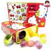 ราคา DFSYHC ภาคสั้นเดรสขายดีเดือนนี้ Sakuma Hello Kitty FRUIT DROPS คิตตี้ ลูกอม รสผลไม้รวม 8รส บรรจุกระป๋องโลหะ ลายคิตตี้ (75กรัม) ลูกอมญี่ปุ่น กระป๋อง (1731890527587108382)