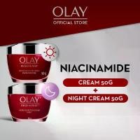 ราคา [ขายดีอันดับ 1] [คู่] OLAY Regenerist Micro Sculpting Day Cream + Night Cream ครีมลดเลือนริ้วรอย.. (1731113667011381492)
