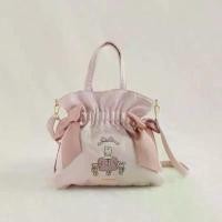 ราคา Marron cream กระเป๋าถือ ใบเล็ก มีโบว์ (1732056093699901228)