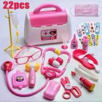 ราคา Certified productsชุดหมอ ชุดของเล่นหมอพยาบาล ชุดหมอฟัน หมอฟัน ชุดหมอมีไฟ ชุดคุณหมอมาพร้อมกระเป๋า (1732156705538016896)
