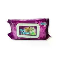 ราคา สินค้าดี BokDok ผ้าเปียกทำความสะอาดสำหรับสัตว์เลี้ยง Pet wipes บรรจุ 70 แผ่น/แพ็ค (1732234854966592927)