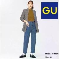 ราคา กางเกงยีนส์ทรงมัม GU (จียู) High Waist Mom Jeans แท้ *งานตัดป้าย* บล็อกบัสเตอร์ (1731950712587650129)
