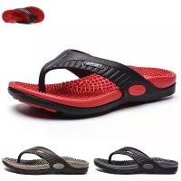 ราคา รองเท้าแตะชายหาดแฟชั่น Flip-Flops Soft-Soled รองเท้าแตะสบาย Flip-Flops Wading รองเท้าแตะกันลื่นผู้ชาย Flip @ แนะนำ (1732391570170610907)