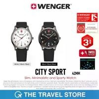 ราคา Wenger CITY SPORT 42mm Slim, Minimalistic and Sporty Watch นาฬิกา สวิสฯ (1731820199519421683)