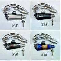 ราคา คอท่อ งานแสตนเลส สำหรับ Exciter 150 and 155 vva พร้อมปลายท่อ Akapovic Shorty มีหู งานดีมาก (1732287986086347976)