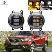 ราคา ชุดประกอบไฟตัดหมอก, 2 ชิ้น, สำหรับ Suzuki SX4 S-Cross รุ่นที่ 2 Facelift, ปี 2016 2017 2018-2021, โคมไฟตัดหมอก LED กันชนหน้า, สีขาวและสีเหลือง (1732329902621230393)