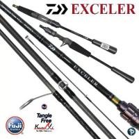 ราคา คัน Daiwa Exceler คันตีเหยื่อปลอม 6.6 ฟุต 1 ท่อน เบท/สปิน ไกด์ฟูจิ แบลงค์ X-Cross โคนคันเพิ่มพาวเวอร์ลิฟ ในการงัดปลา (1731455225137629180)