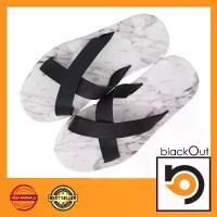 ราคา BlackOut Cross รองเท้าแตะ หูไขว้ รองเท้ายางกันลื่น พื้นหินอ่อน(หูดำ) สปอตสินค้า (1732254583459514328)