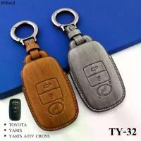 ราคา ✥เคสซองหนังสี ปลอกหุ้มพวงกุญแจ Toyota Yaris Cross 2023 ซองหนังกุญแจรถยนต์❁ (1732167222694020146)