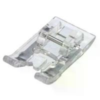 ราคา ตีนผีปักลายแบบพื้นใส Satin Stitch Foot สำหรับจักร bernette brother janome elna elvira singer juki (1732495551681169214)