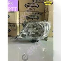 ราคา ไฟหน้าวีโก้ TOYOTA VIGO ปี 2008 - 2011 มุมขาว โตโยต้า โคมไฟหน้า ยี่ห้อตราเพชร Diamond (1732419974099469991)