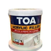 ราคา TOA ACRYLIC FILLER สีโป้วผนัง อุดโป๊วรอยแตกร้าว อะคริลิกแท้ 100% ขนาด 4KG (1731786802980882588)