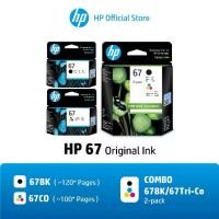 ราคา HP 67 Black/Tri-Color (ตลับหมึกสี/สีดำ) Original Ink Advantage Cartridge (1730513708091804054)