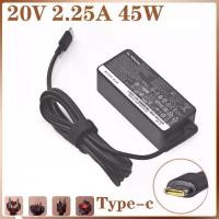 ราคา อะแดปเตอร์ชาร์จไฟคอมพิวเตอร์แล็ปท็อป USB C, 20V 2.25A 45W, เหมาะสำหรับ Lenovo C330, S330, C340, S340, 100E, T480, T480S, T580, T580S, E480, ประเภท USB C (1732477225553265782)